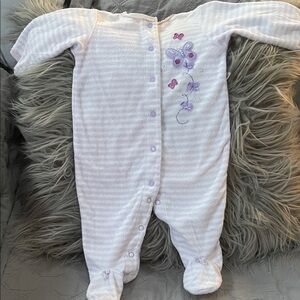 Purple Butterfly Kids One Piece